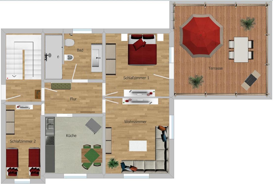 Am Quellenhaeuschen Apartman Naila Szoba fotó