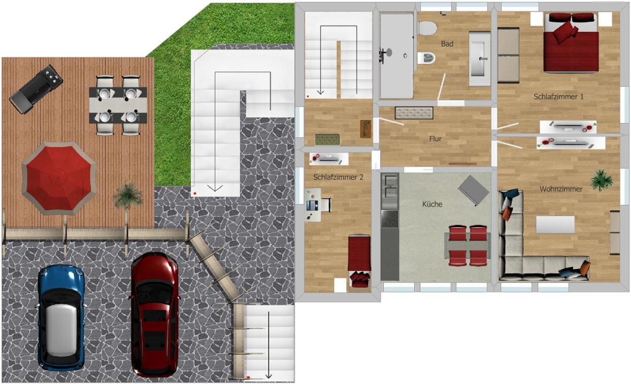 Am Quellenhaeuschen Apartman Naila Szoba fotó